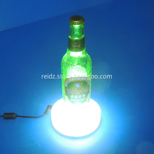 Led acrylic wine bottle display racks